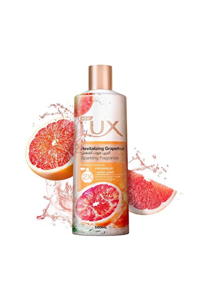 LUX Grapefruit Vitamin C Revitalizing Body Wash 500ml – 2x Freshness, Nourish...