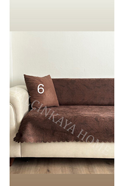 YALÇINKAYA HOME Damar Desenli Süngerli Kaymaz Taban Koltuk - Çekyat Örtüsü 170x205cm