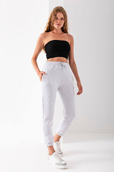 GİYSA Paçası Lastikli Eşofman Altı Karmelanj Kışlık 3 Iplik Şardonlu reguar fit - 2529-9016-9017