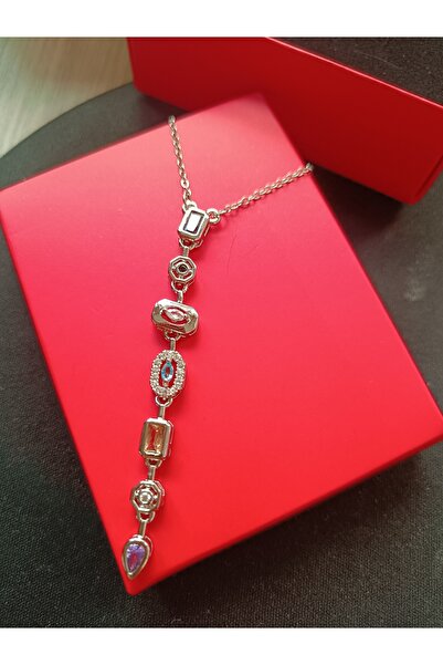 Kudi Seven Elements Steel Silver Color Necklace