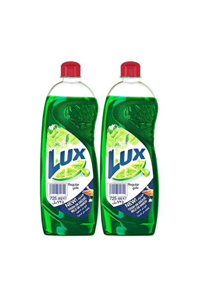 LUX Regular Green Dishwashing Liquid Value Pack 2 x 725ml – Powerful Grease Cleaner