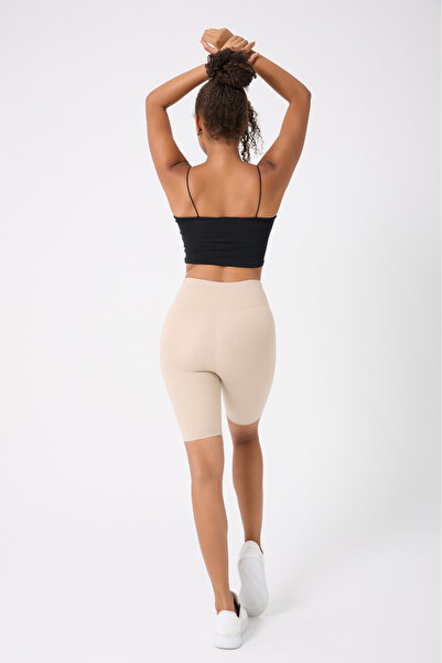 Myluvi Cupro Recovery Effect Women's Short Biker Sports Leggings Skin