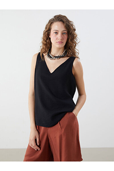 LC Waikiki Bluză de damă cu decolteu în V de sezon nou - S5L366Z8