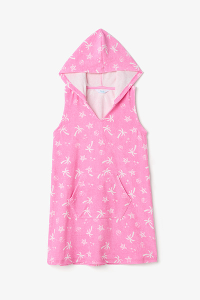 Penti Pink Girl's Beach Towel Dress