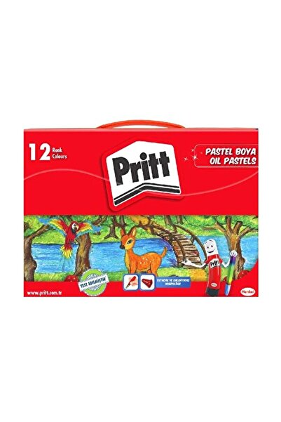 Pritt ألوان باستيل 12 لون مع حقيبة 1048062 (السعر لقطعة واحدة)