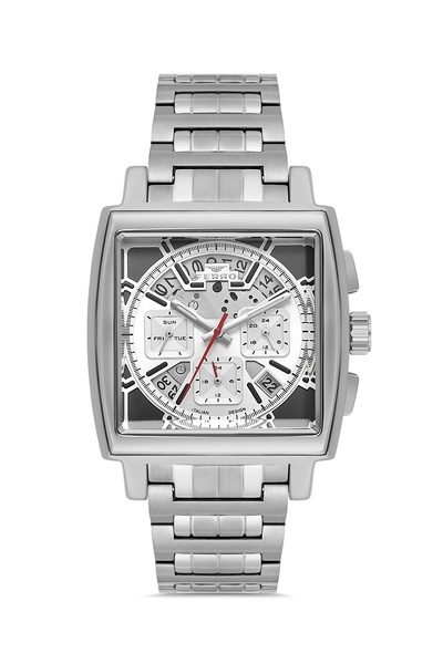 FERRO Silver Steel Cord Men's Cordl Watch Fm11553Awt-A