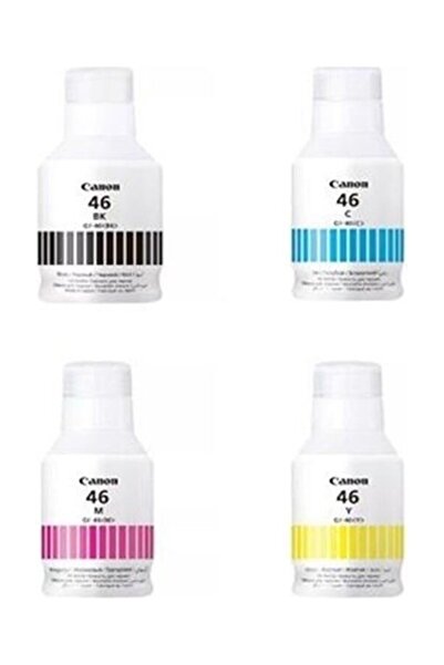 Canon Gı-46 Maxify GX7040 4 Renk Orjinal Mürekkep seti AIU31