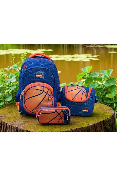 MUGGLE School Bag Lunch Box and Pen Holder Triple Combination Set with Accessories