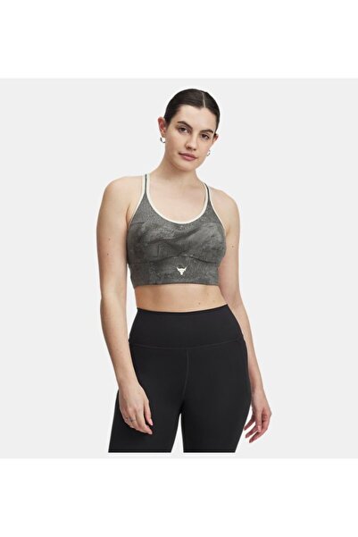 Under Armour Kadın UA Project Rock Infinity Let's Go LL Printed Spor Sütyeni ...