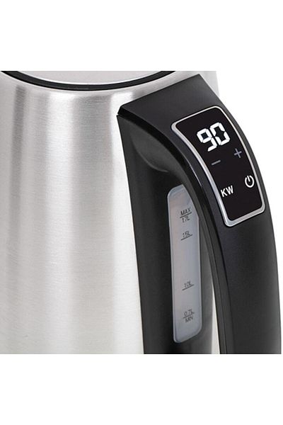 adler Kettle, Adler, Stainless Steel, 1.7L, 2200W, Silver