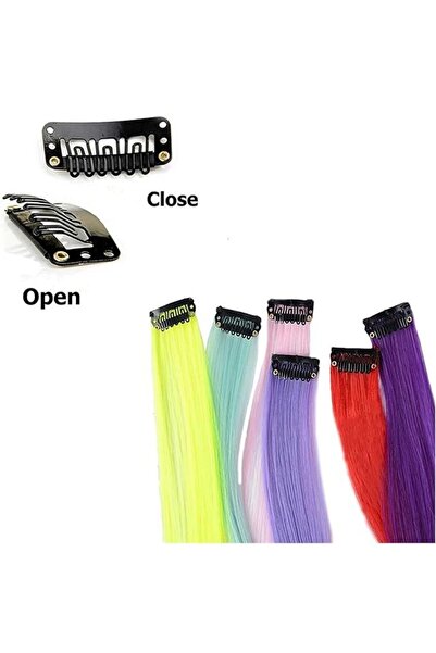 Generic Wig Hair Extensions: Colored, Straight, High-Temperature Silk