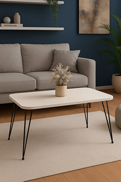 PEKA Dekoratif Orta Sehpa Metal Ayaklı Şık Tasarım