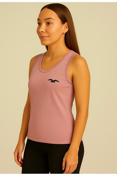 AXXEL Women's Pink Oversize Strap T-Shirt-D235-K