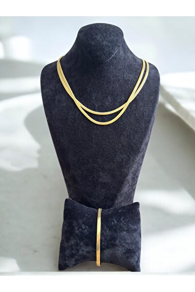 Constanza Exclusive İtalyan Zincir Paslanmaz Çelik Takı Seti 0016