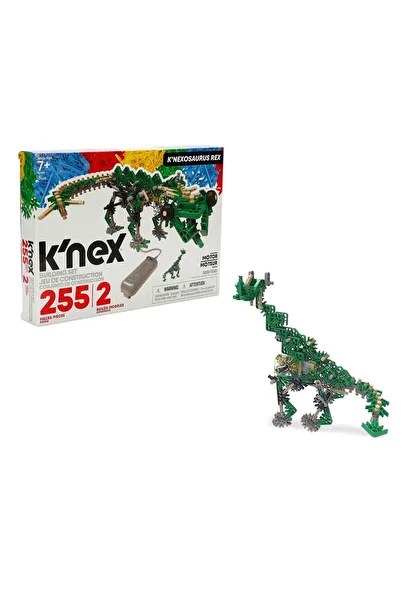 K'nex مجموعة بناء محركات Knex Knexosaurus Rex مكونة من 255 قطعة