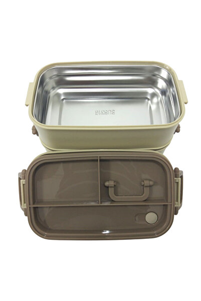 Cooker Burak Steel Double Transport-Storage Container with Chamber Yk1559