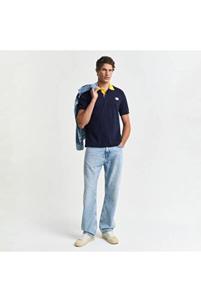 Gant Erkek Lacivert Regular Fit Polo