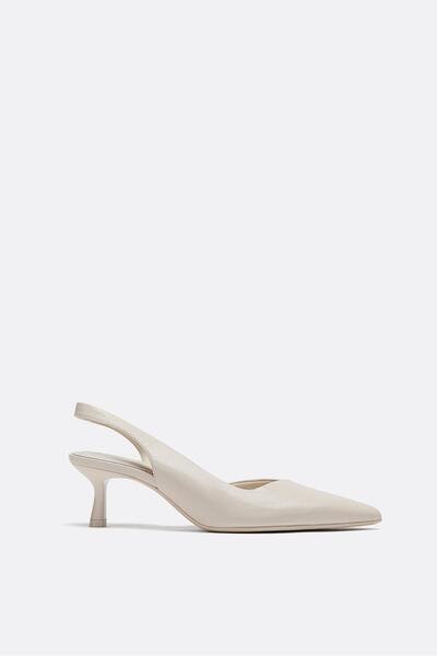 Stradivarius slingback heeled shoes