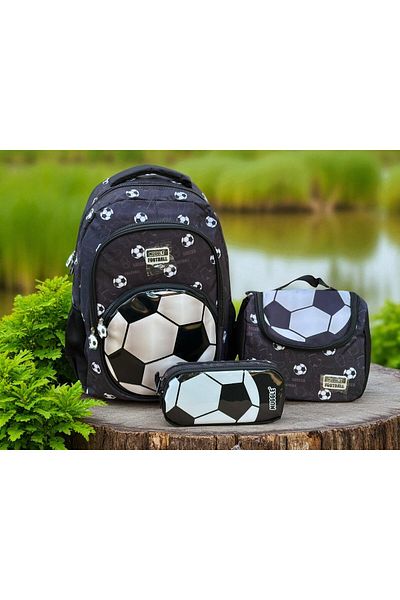 MUGGLE School Bag Lunch Box and Pen Holder Triple Combination Set with Accessories