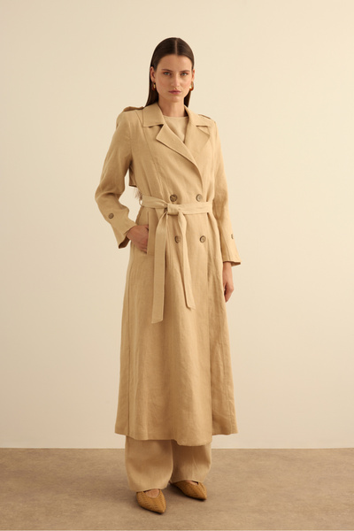 Aker Keten Pardösü