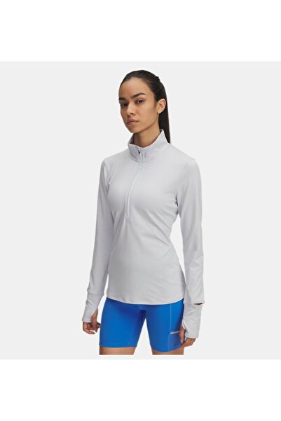 Under Armour Kadın UA Launch Pro Yarım Fermuarlı Uzun Kollu T-shirt 1379349-014