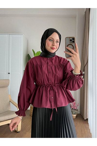 DUFON Belly Tunnel Skirt Top Shirt
