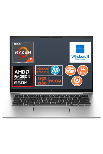 HP EliteBook 845 G9 Ryzen 5 6600U 16GB 512GB SSD 14" WUXGA W11P Taşınabilir Bilgisayar 5Z6L9EA 003