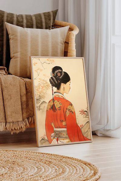 Dekorsiahome Τραπέζι σαλονιού κουζίνας με ξύλινο πλαίσιο μονοκόμματο TK1473