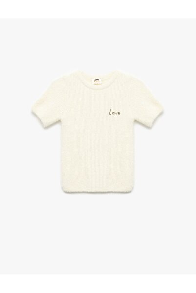 Koton Crew Neck Short Sleeve Knitwear Sweater