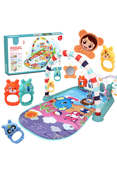 VisionHub Baby Activity Mat, with Interactive Toys, 4 in 1 with Music and Lights, Musical Toy, 0 Months +