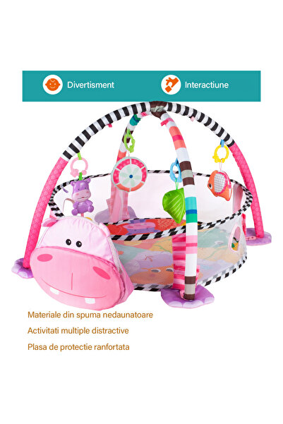 VisionHub Multifunctional interactive activity center for children and babies,3 in 1 playpen type, 0 months +