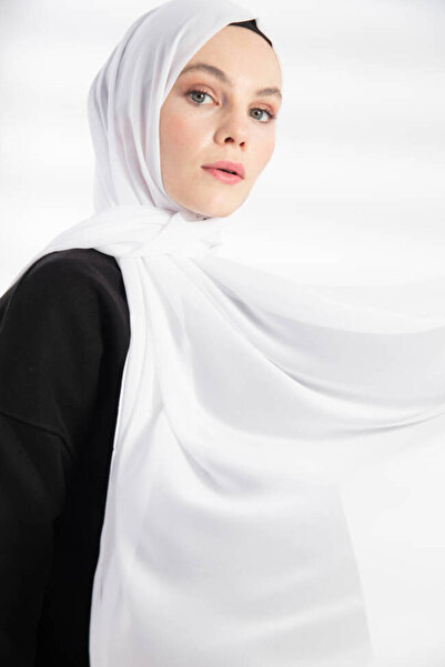 Karaca Premium Şifon Şal Beyaz