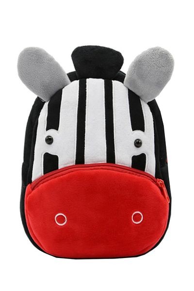 zola Zebra backpack, children's backpack, plush fabric