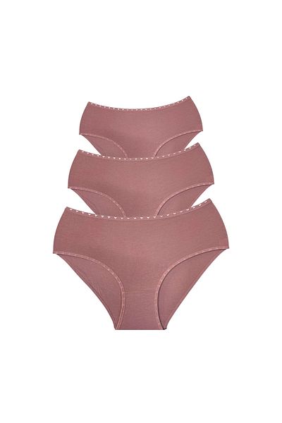 MİSSEMMA Women's 3 Pieces High Waist Panties