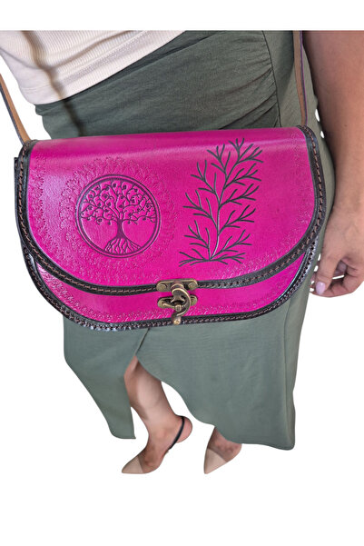 MelAlp Women's Genuine Leather Shoulder Bag Handcrafted Hanmade 18cm X 25cm