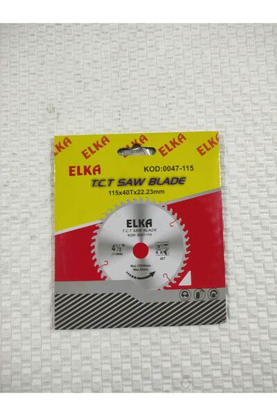 ELKA ELMAS SUNTA TESTERESİ 115 MM X 40 T X 22.23 MM 1 ADET