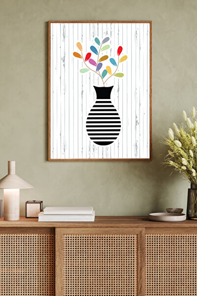 Dekorsiahome Τραπέζι σαλονιού κουζίνας με ξύλινο πλαίσιο μονοκόμματο TK1490