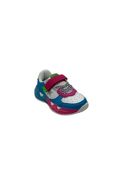 DOSA SHOES Children's Sneaker Shoes-Blue-Pink
