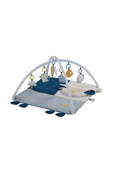 Konig Kids - Baby Play Gym Mat with Moon Theme, Pillow & Toys