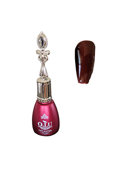 OLU NAİL Kalıcı Oje 15ml - Koyu Vişne Çürüğü - UV/LED Jel Tırnak Cilası