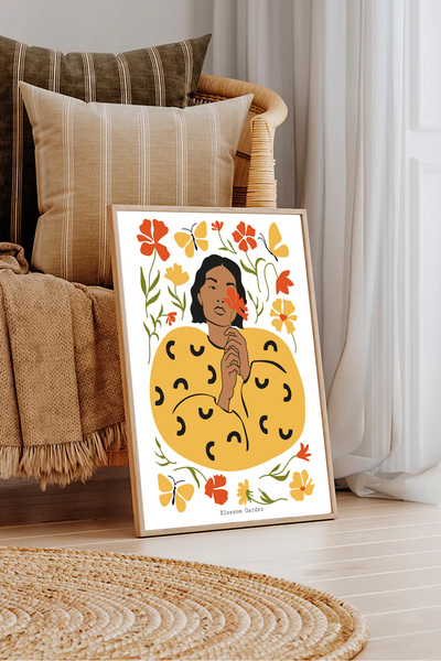 Dekorsiahome Masa dintr-o bucată cu cadru din lemn pentru sufragerie, sufragerie, bucătărie, TK1494