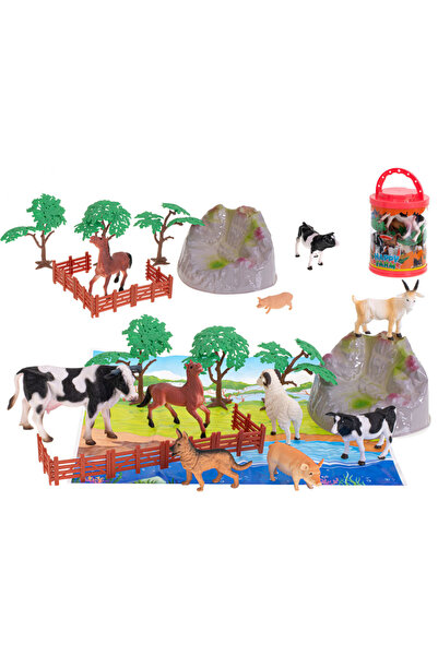 OEM Σετ 7 φιγούρων κατοικίδιων ζώων, Περιλαμβάνονται στρώμα και αξεσουάρ, +3 ...