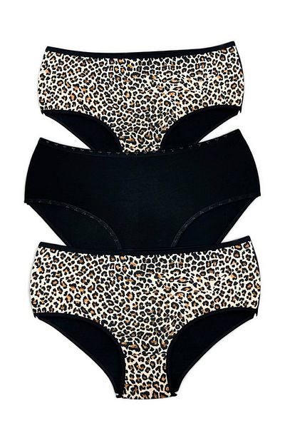 MİSSEMMA Women's 3 Pieces High Waist Panties
