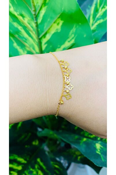 MAHMUT ÇİÇEK KUYUMCULUK Dorikalı çiçekli bileklik