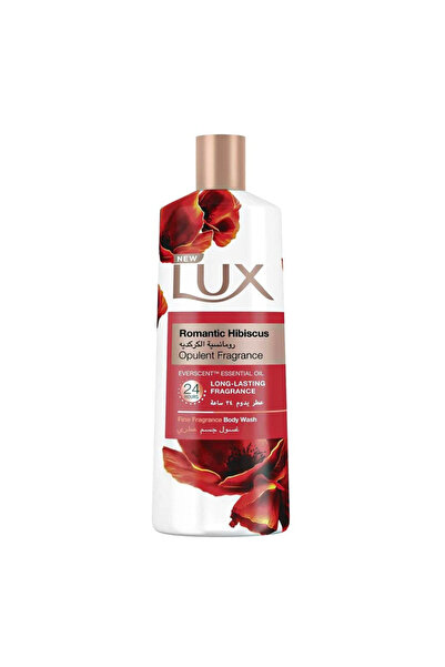 LUX غسول الجسم المعطر برائحة الكركديه الرومانسية، 500 مل