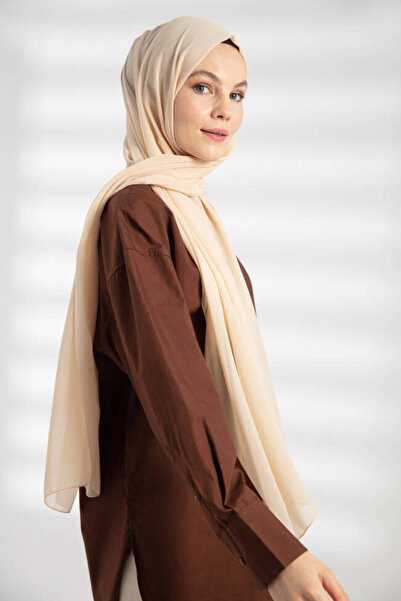 Karaca Premium Şifon Şal- Bej