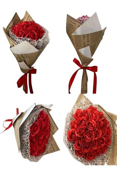 HAYATI Bouquet of 55 soap roses