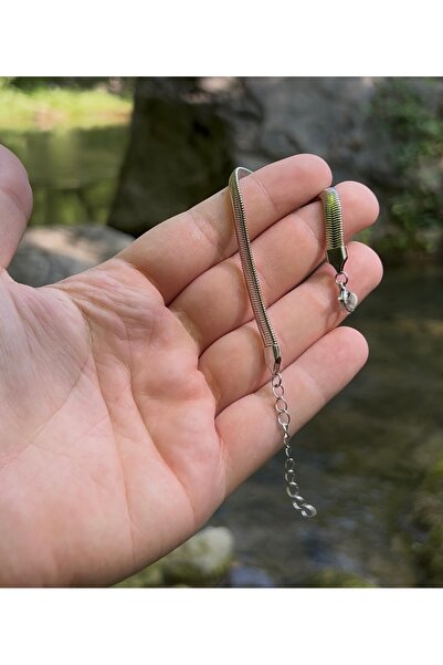 Takı Zanaatkarı سوار سلسلة إيطالي فضي من الفولاذ 316L - إكسسوار أنيق من الفول...