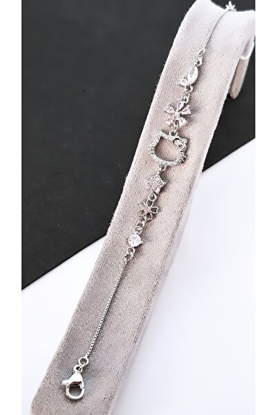 Serenity Hello Kity Figürlü Çelik Kaplama Bileklik