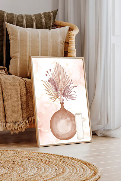 Dekorsiahome Masa dintr-o bucată cu cadru din lemn pentru sufragerie, sufrage...